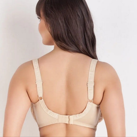 🍂 EUC Samanta Model A922 Full Coverage Unlined Underwire Bra, Gold Nude, 38DD - Picture 3 of 16